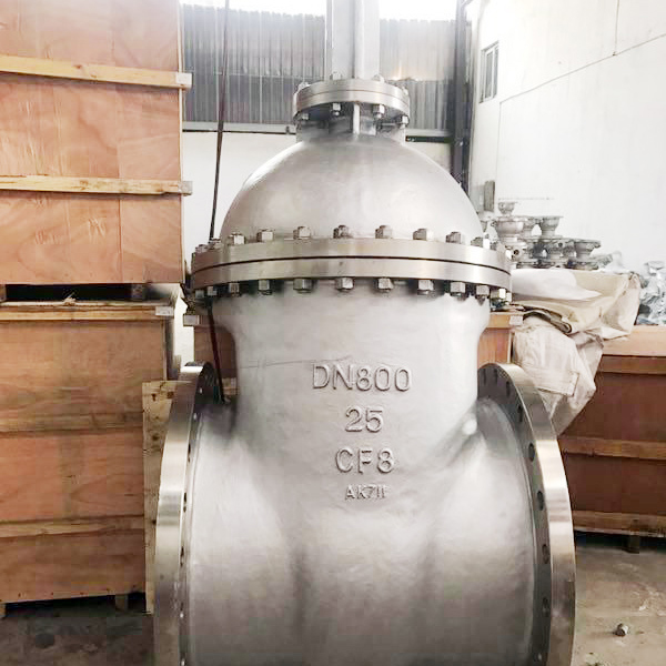 DN800 BIG SIZE CF8 SS304 STAINLESS STEEL GATE VALVE