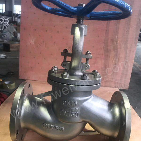 SS321 DN150 PN16 12Х18Н9ТЛ GOST globe valve